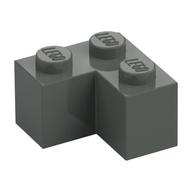 Brick 2 × 2 Corner Dark Gray