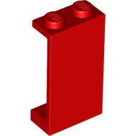 Panel 1 × 2 × 3 - Solid Studs Red
