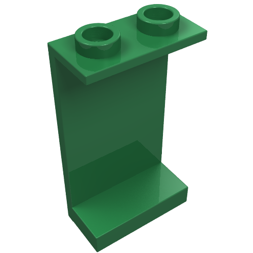 Panel 1 × 2 × 3 [Hollow Studs] Green