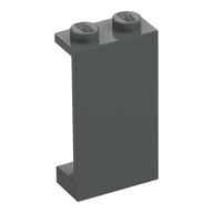 Paneel 1 × 2 × 3 [Hohlnoppen] Dunkelgrau