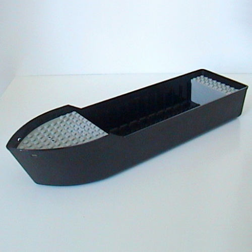 Boat 38 × 10 × 5 2/3 [Complete Assembly] Black