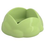 Duplo Round Rock / Bush / Space Crater 4 × 4 × 1.5 with 2 × 2 Hole Gelbgrün