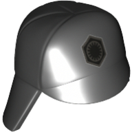 Hat, Crew Cap with Silver First Order Insignia Print in 