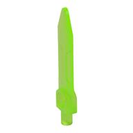 Weapon Sword, Blade with Bar, Double Edge Transparent-Hellgrün