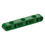Technic Beam 1 × 7 Thick with Alternating Holes Green