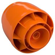 Duplo Cement Mixer Bucket with Rotation Joint Orange