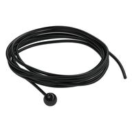 String Cord with End Towball, 50.3cm / 63L in Black