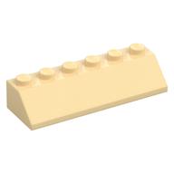 Brick Sloped 45° 2 × 6 Tan