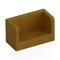 Panel 1 × 2 × 1 with Rounded Corners and 2 Sides Perlgold