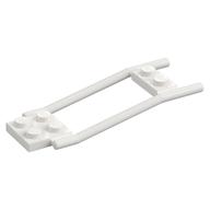 Animal / Creature Accessory, Horse Hitching, 1 × 2 Plate and 2 × 2 Plate [Studded] White