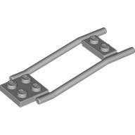 Animal / Creature Accessory, Horse Hitching, 1 × 2 Plate and 2 × 2 Plate [Studded] Light Bluish Gray