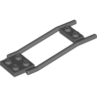 Animal / Creature Accessory, Horse Hitching, 1 × 2 Plate and 2 × 2 Plate [Studded] Dunkelblaugrau