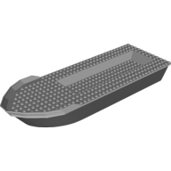 Boot 12 × 40 × 5 mit hellblaugrauem Deck [Komplette Baugruppe]
