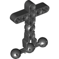 Large Figure Skeletal, Torso with Beam and 4 Ball Joints Black