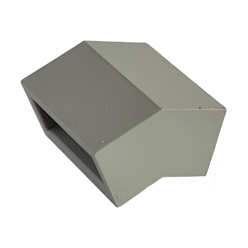 Modulex Brick Angle 2L 18 Degree 1:3 Slope in Modulex Hellgrau