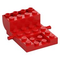 Vehicle Base, Carriage 4 × 6 × 1 2/3 with Wheel Clip Pins Rot