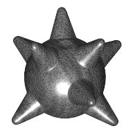 Weapon Mace / Flail Head [Spiked Ball] Perltitan