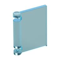 Book Cover [Plain] Trans-Light Blue