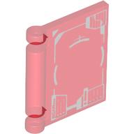 Book Cover with Hologram Print in Transparent-Rot