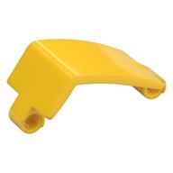 Technic Panel Curved and Bent 6 × 3 Yellow