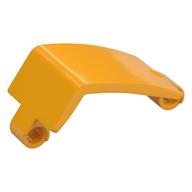 Technic Panel Curved and Bent 6 × 3 Leuchtendes Hellorange