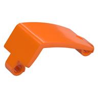 Technic Panel Curved and Bent 6 × 3 Orange
