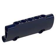 Technic Panel Curved 7 × 3 with 2 Pin Holes through Panel Surface Dark Blue