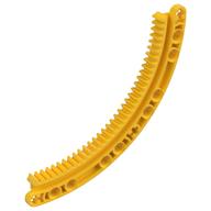 Technic Gear Rack 1/4 Circle 11 × 11, 35 Teeth Yellow