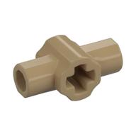 Large Figure Weapon Lightsaber Hilt with Axle Hole and Two Bar Holders Dark Tan