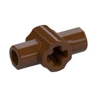 Large Figure Weapon Lightsaber Hilt with Axle Hole and Two Bar Holders Reddish Brown