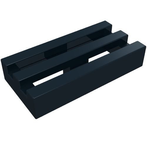 Tile Special 1 × 2 Grille without Bottom Groove