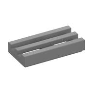 Tile Special 1 × 2 Grille with Bottom Groove Glow In Dark Opaque