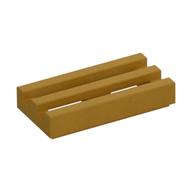 Tile Special 1 × 2 Grille with Bottom Groove Perlgold