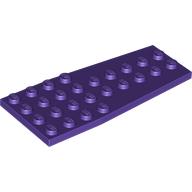 Wedge Plate 4 × 9 without Stud Notches Dunkellila