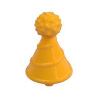 Headwear Accessory Hat with Small Pin, Clown / Party with Pin Bright Light Orange