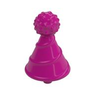 Headwear Accessory Hat with Small Pin, Clown / Party with Pin Magenta