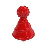 Headwear Accessory Hat with Small Pin, Clown / Party with Pin Red