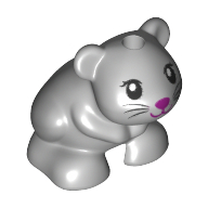 Animal, Hamster, Black Eyes, Whiskers, Magenta Nose