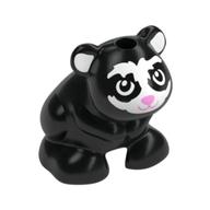 Animal, Hamster, White Face, Pink Nose print Schwarz