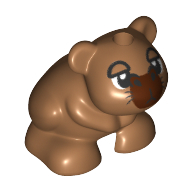 Animal, Hamster, Black Whiskers, Nose, Reddish Brown Face (Capybara) Mittelnougat