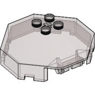 Windscreen 6 × 6 Octagonal Canopy with Axle hole Trans-Brown