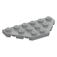 Wedge Plate 3 × 6 Cut Corners Hellblaugrau