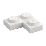 Plate 2 × 2 Corner White