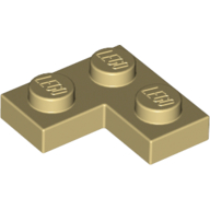 Plate 2 × 2 Corner Tan