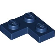 Platte 2 × 2 Ecke Dunkelblau
