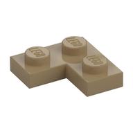 Plate 2 × 2 Corner Dark Tan