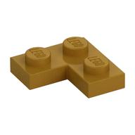 Platte 2 × 2 Ecke Perlgold