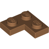 Plate 2 × 2 Corner Medium Nougat
