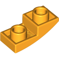 Bogenstein umgekehrt 2 × 1 Leuchtendes Hellorange
