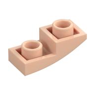 Brick Curved Inverted 2 × 1 Light Nougat